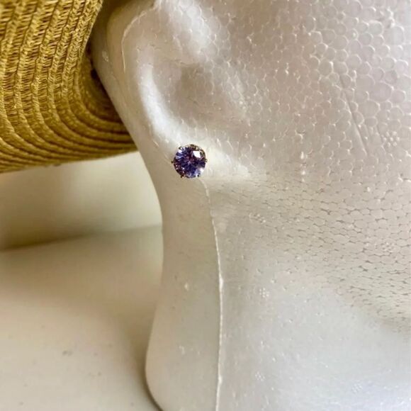 Pink Diamond Earrings - Picture 6 of 6